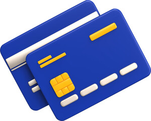 3d icon of credit card