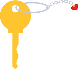 key chain Vector Icon
