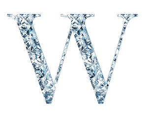 Shining Diamonds Alphabet or Font Set for luxurious and elegant design. Letters in uppercase and lowercase. Part of a set with numbers, punctuation marks and symbols.