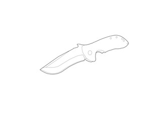 vector hi-res stock photography and images , Knife vector icon stock . Illustration of army , Butcher Knife Vector Icon Illustration. Kitchen Knife ,Knife Vector Art, Icons, and Graphics