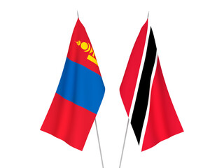 Mongolia and Republic of Trinidad and Tobago flags