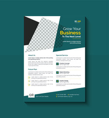 Creative Modern and Minimal Corporate Business Event Flyer Design Template