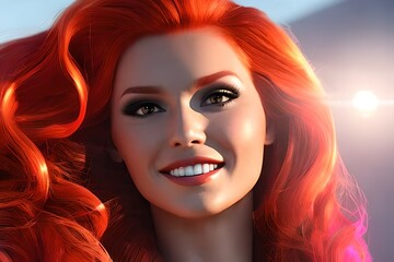Obraz premium Woman generative AI