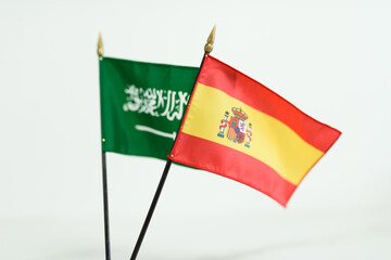 Fototapeta premium A national flag with a symbol of the country