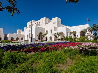 view on Opera house in Muscat, capital of Oman