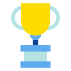 trophy flat icon