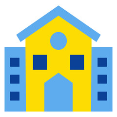 school flat icon