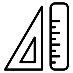 ruler line icon