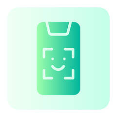 face id gradient icon