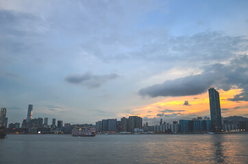 24 May 2013 Hong Kong victoria harbour, the city concept