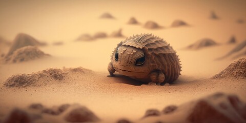 forme de vie à la surface d'une autre planète, vie extra Terrestre - illustration ia