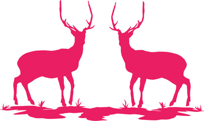 Illustration of a deer