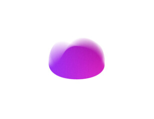Grainy Gradient Textured Blob Shapes. Abstract Transparent PNG element. Trendy design resources, Purple orange and yellow. Modern design trends.
