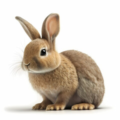 Obraz premium rabbit isolated on white background
