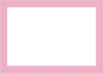 チェック柄のシンプルでおしゃれな長方形フレーム素材