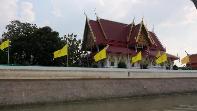 River view of Temple Phutthaisawan
at Ayutthaya Thailand
