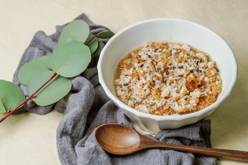 nurungji bap, Korean style scorched rice food