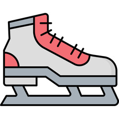Ice blading Vector Icon fully editable

