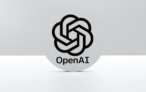 OpenAI, social media 3D background design - visual design work, (3D rendering)