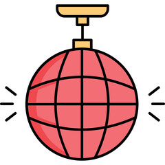 Dance ball Vector Icon fully editable


