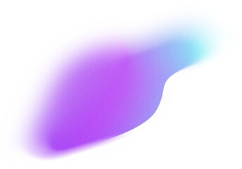 Grainy Gradient Textured Blob Shapes. Abstract Transparent PNG element. Trendy design resources, Purple orange and yellow. Modern design trends.
