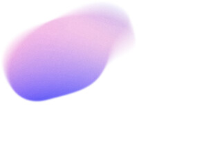 Grainy Gradient Textured Blob Shapes. Abstract Transparent PNG element. Trendy design resources, Purple orange and yellow. Modern design trends.
