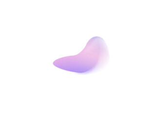 Grainy Gradient Textured Blob Shapes. Abstract Transparent PNG element. Trendy design resources, Purple orange and yellow. Modern design trends.
