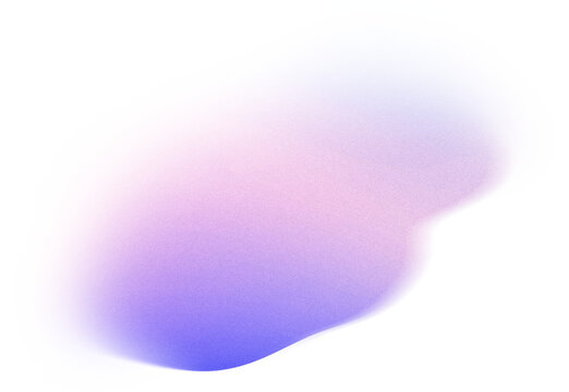 Grainy Gradient Textured Blob Shapes. Abstract Transparent PNG element. Trendy design resources, Purple orange and yellow. Modern design trends.
