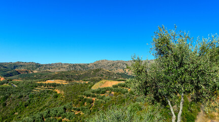 Berglandschaft Nahe Omalos in Kreta, Griechenland 