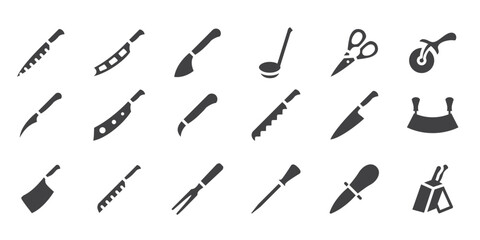 Set of kitchenware Icons