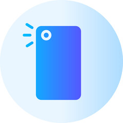 camera flash gradient icon