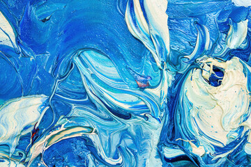 Colorful abstract oil painting art background. Texture of canvas and oil.