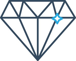 Diamond Vector Icon
