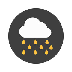 Drizzling Vector Icon fully editable

