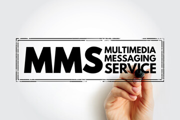 MMS Multimedia Messaging Service - standard way to send messages that include multimedia content to...