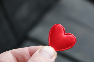 Fototapeta premium Love heart. Beautiful Valentine card. Vintage composition.