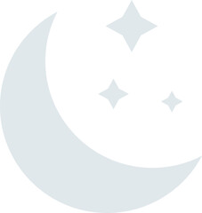 desert moon and night