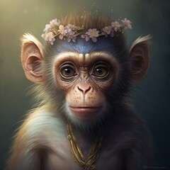Aotus nancymae Monkey Generative AI