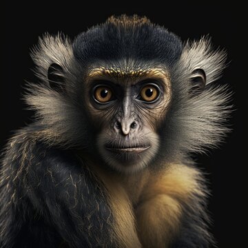 Aotus Trivirgatus Monkey Generative AI