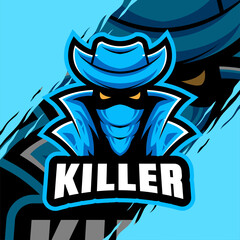 COWBOY ESPORT MASCOT LOGO