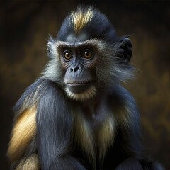 Obraz premium Leontopithecus caissara Monkey Generative AI