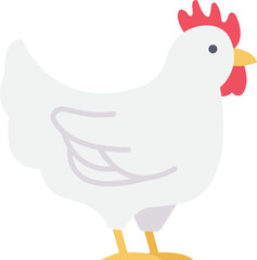 farming hen and chicken