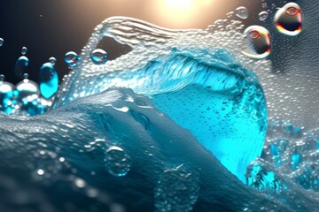 christmas card with christmas ball - Generate AI