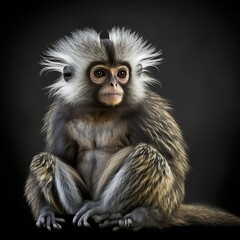 Obraz premium Saguinus martinsi Monkey Generative AI