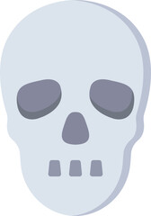 halloween skull and dead