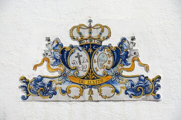 Escudo her&aacute;ldico en Alvito, Alentejo
