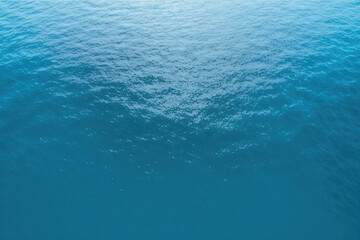 Obraz premium sea ​​view from above, ocean, art illustration 