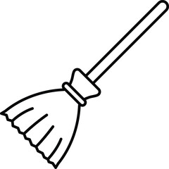 halloween broom and cleaner