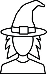 halloween witch and horror