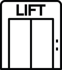 hotel service  lift and elevator